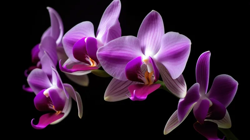 Vẻ đẹp thanh khiết tỏa sáng trong từng cánh background hoa lan đẹp