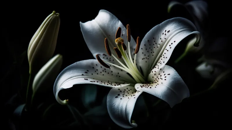 Gợi cảm hứng hoài cổ qua background hoa ly vintage độc đáo