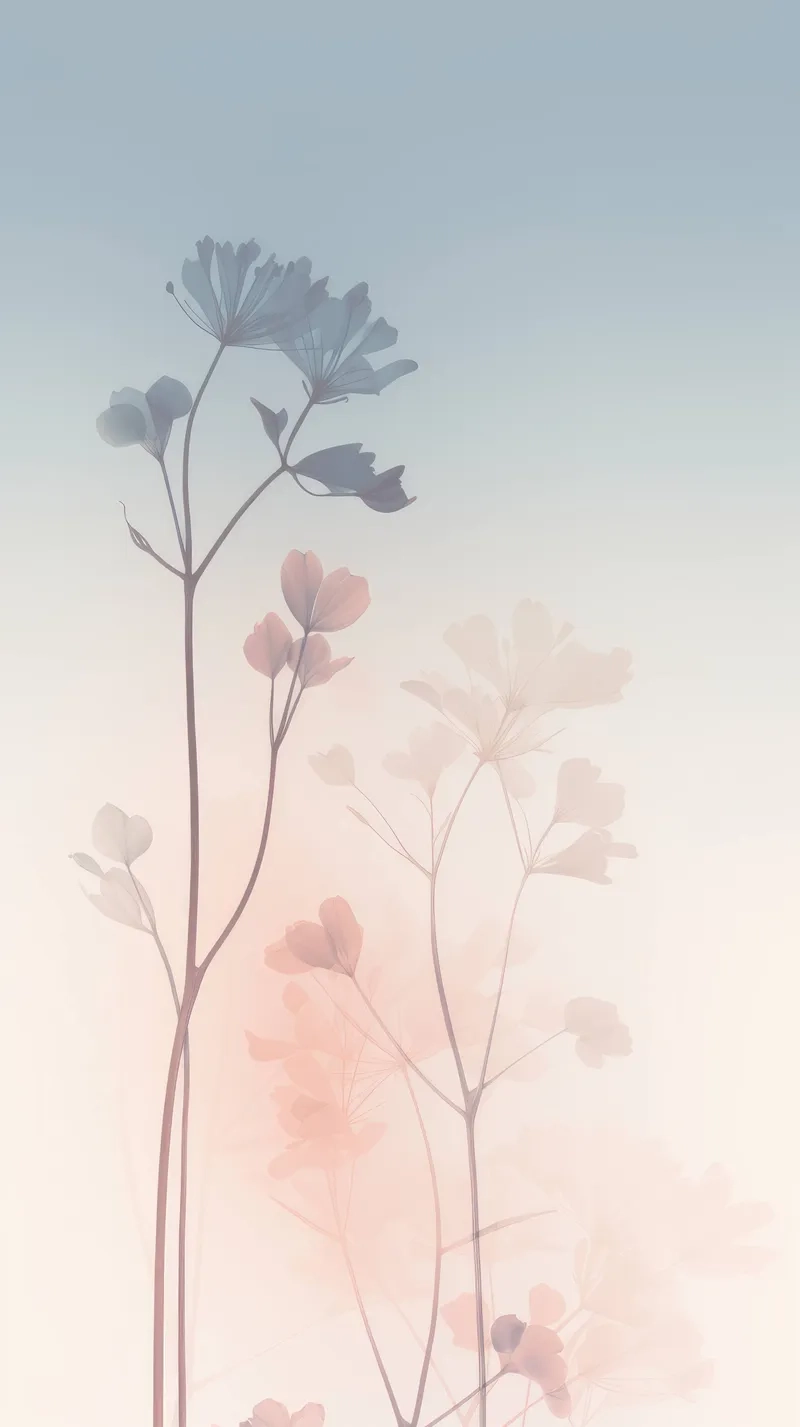 Desktop thêm nổi bật với background hoa minimal desktop