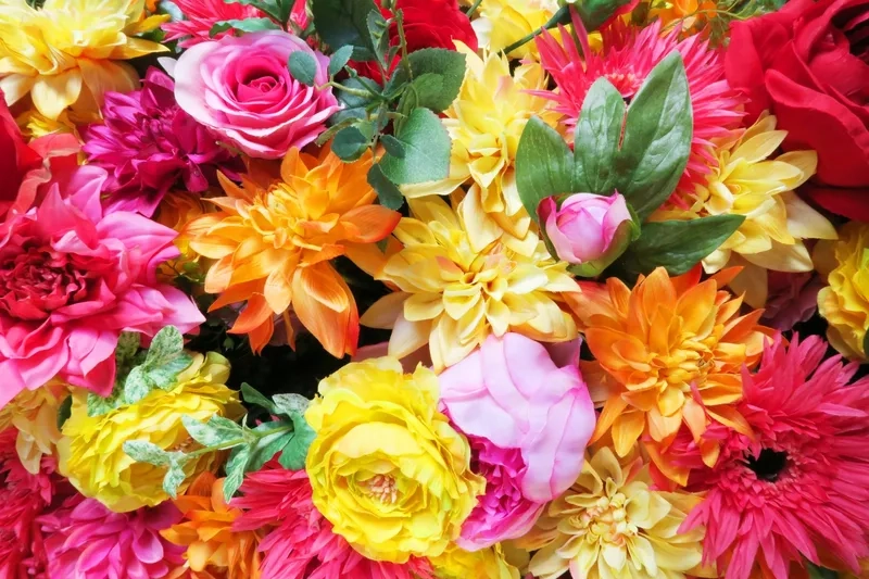 Background hoa nhiều màu cho slide thêm sinh động