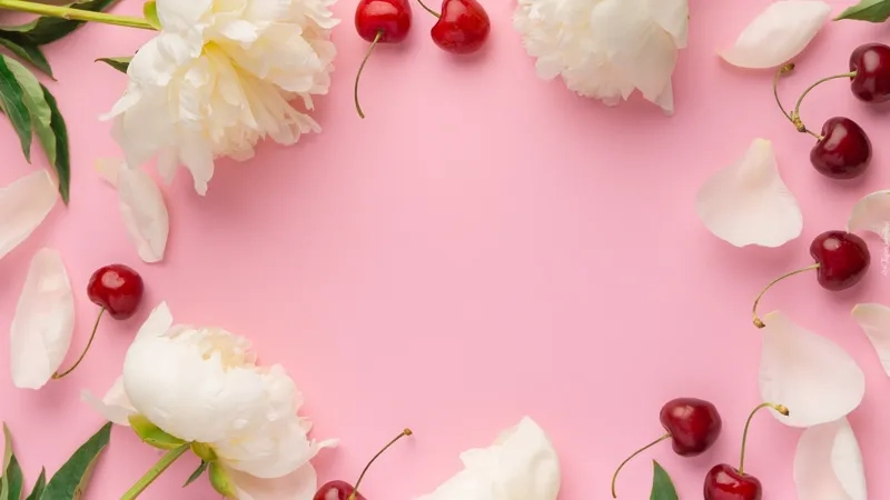 Background hoa quả mùa hè rực rỡ, tràn đầy năng lượng