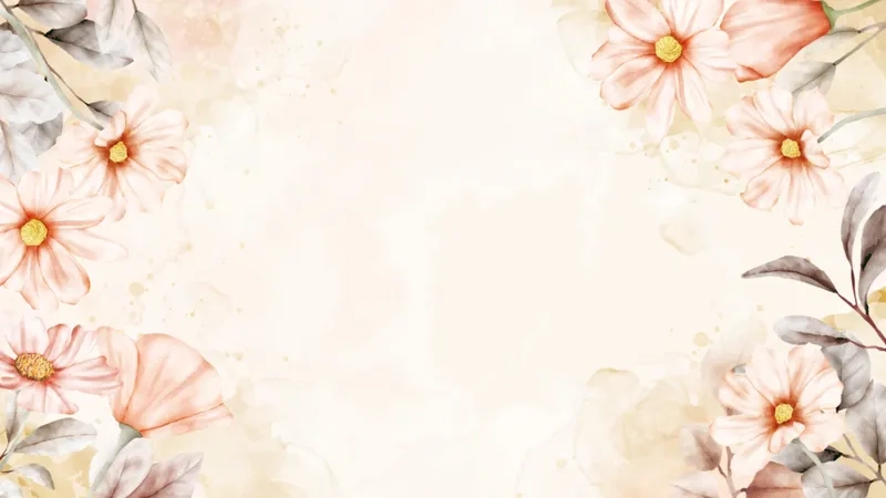 Không gian sang trọng với background hoa sang trọng cao cấp