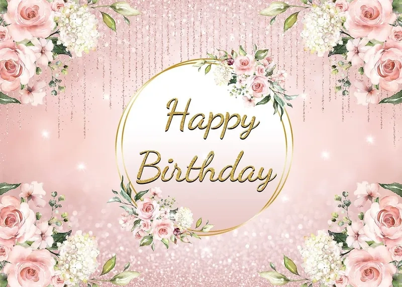 Phông nền hoa sinh nhật đẹp nổi bật mọi bữa tiệc