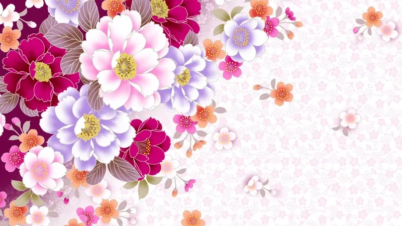 Trải nghiệm hình ảnh sắc nét với background hoa Tết 4K sống động