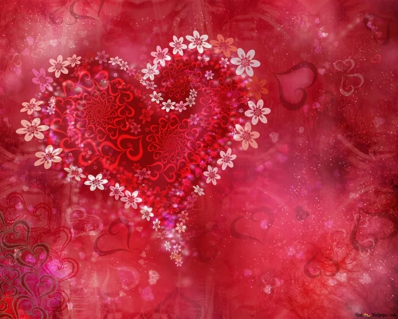 Trang trí màn hình với background hoa Valentine cho điện thoại cực xinh