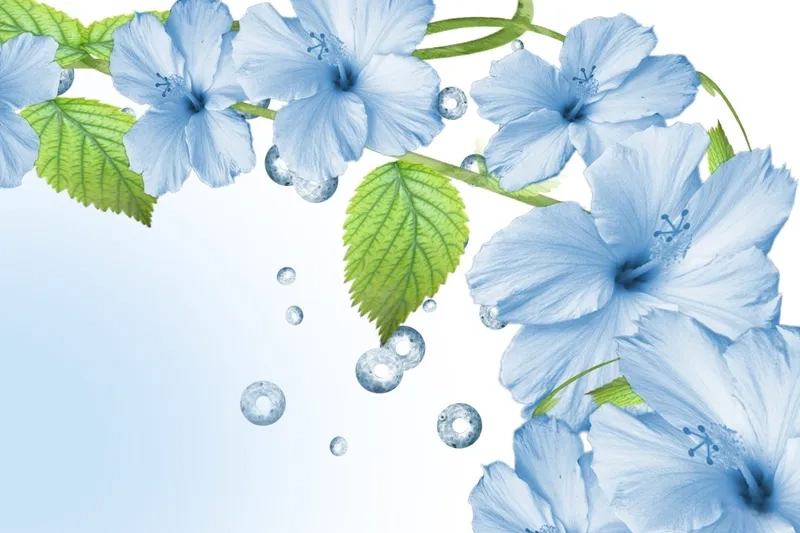 Thiết kế background hoa xanh nghệ thuật cho mọi ý tưởng