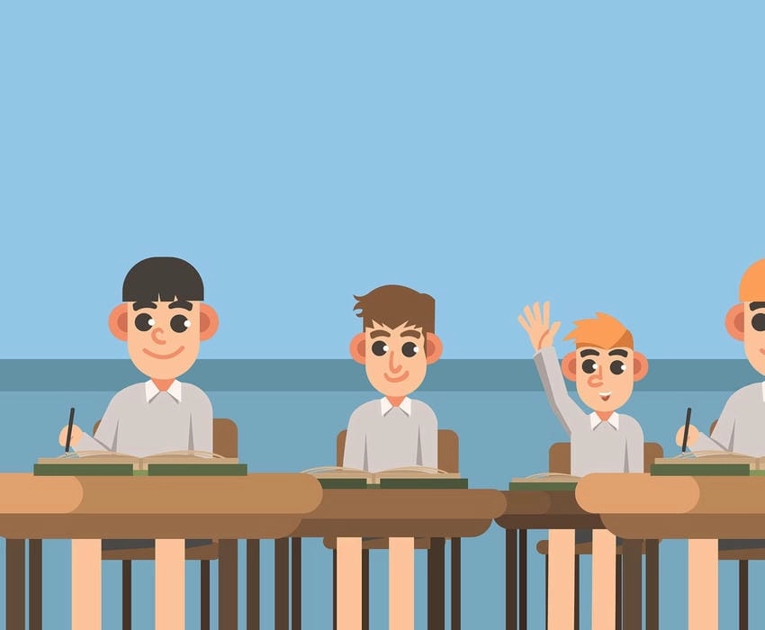 Background học sinh phong cách thể hiện chất riêng