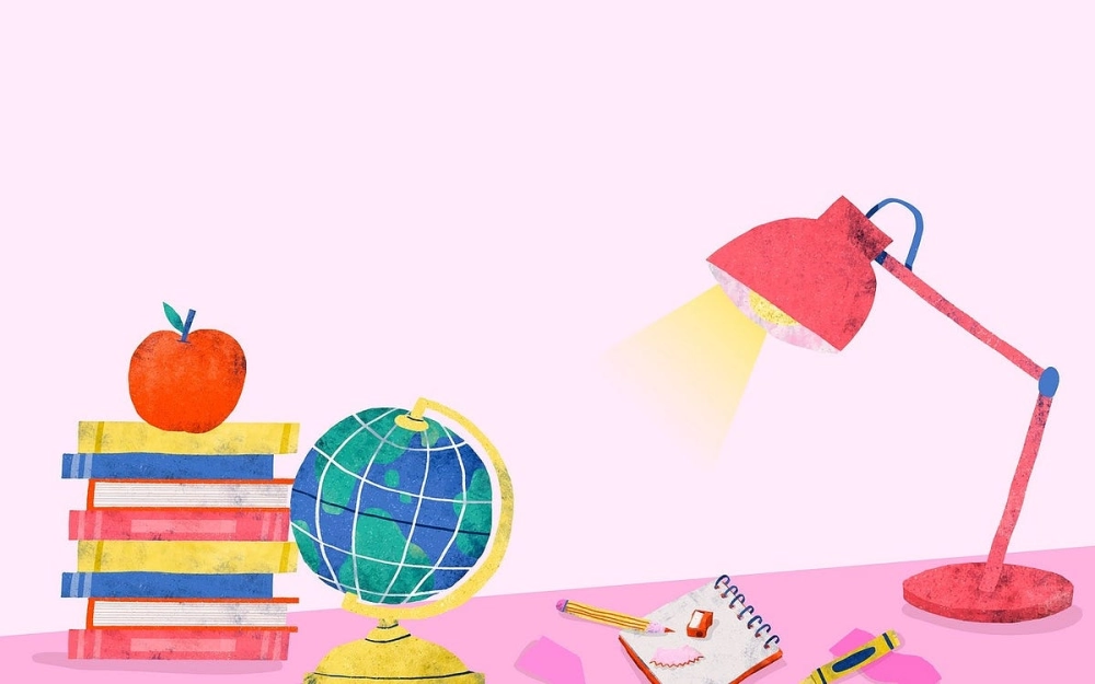 Background học tập đẹp nâng tầm không gian học