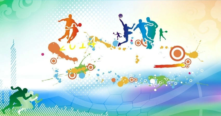 Background hội thao phông nền hoàn hảo cho slide