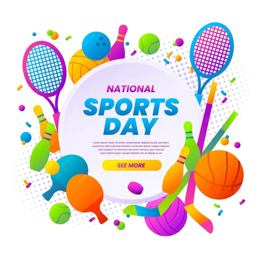 Background hội thao sáng tạo đầy cảm hứng