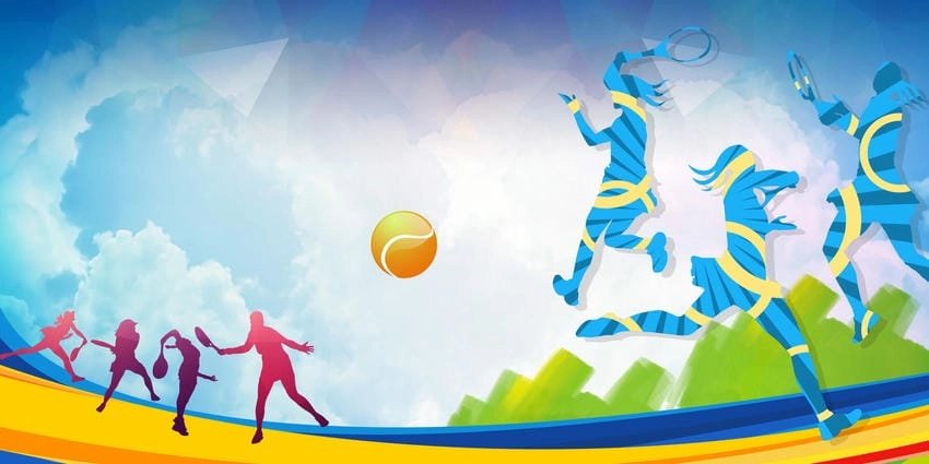 Background hội thao thể dục tự nhiên và linh hoạt