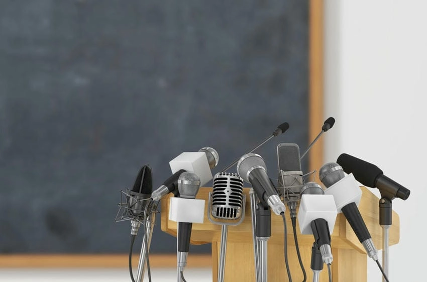 Background họp báo chất lượng cao chuẩn sự kiện