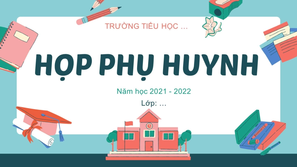 Background họp phụ huynh zoom nâng chất buổi trao đổi