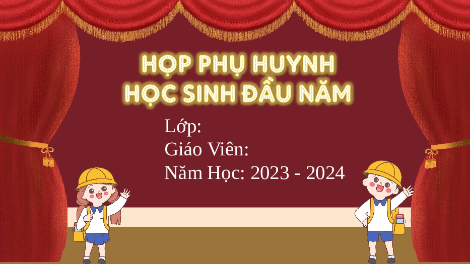 Background họp phụ huynh hiện đại tạo phong cách chuyên nghiệp