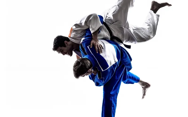 Thưởng thức background judo hình bóng mạnh mẽ và tinh tế