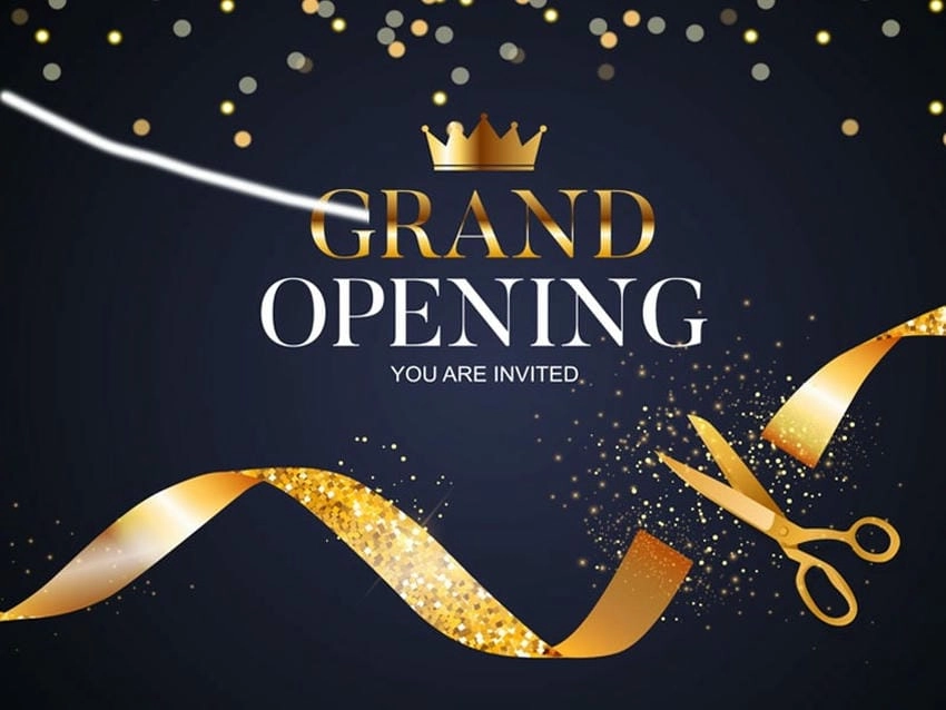 Background khai trương 4k chi tiết hoàn hảo