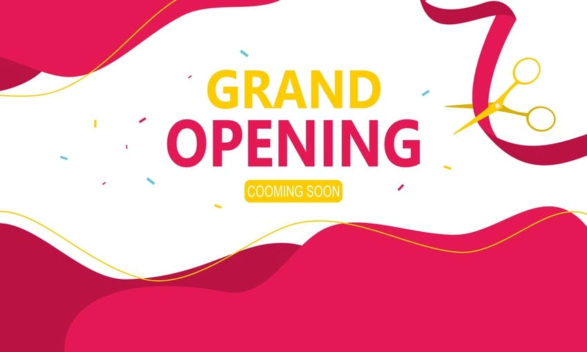 Background khai trương tổng hợp đa dạng lựa chọn