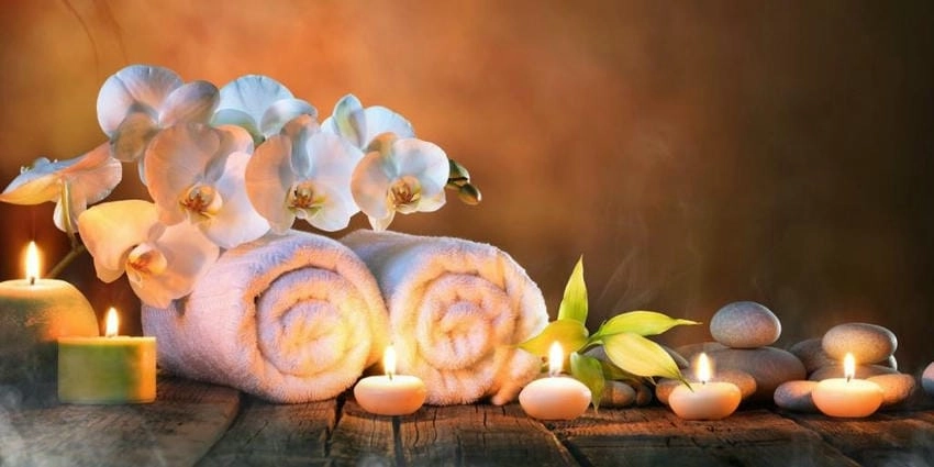 Background khai trương spa phong cách thanh lịch tinh tế