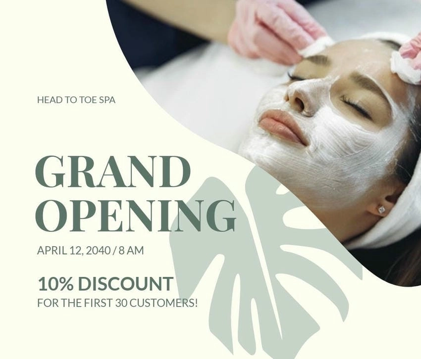 Background khai trương spa mới nhất cập nhật xu hướng hiện nay