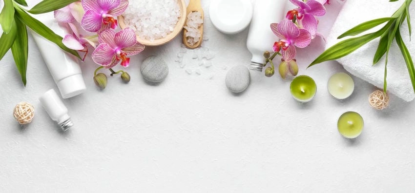 Background khai trương spa miễn phí dễ tải sử dụng ngay