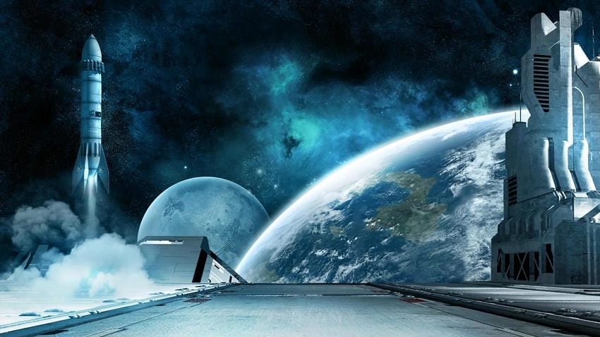 Background khoa học ấn tượng tạo điểm nhấn thị giác mạnh