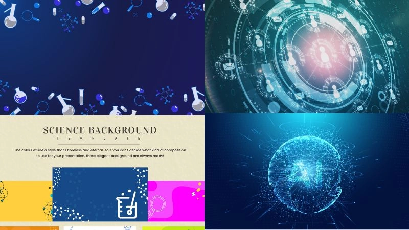 Background khoa học mở lối khám phá công nghệ mới