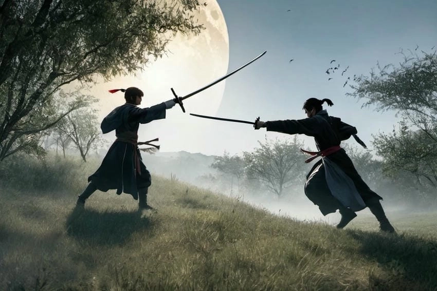 Background kiếm hiệp ý tưởng thú vị cho thiết kế