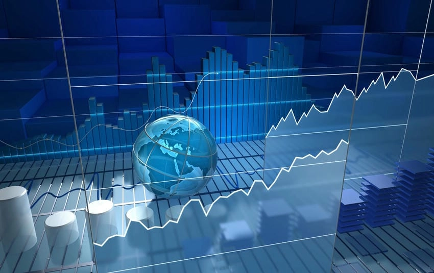 Background kinh tế tài chính gợi cảm giác chuyên nghiệp