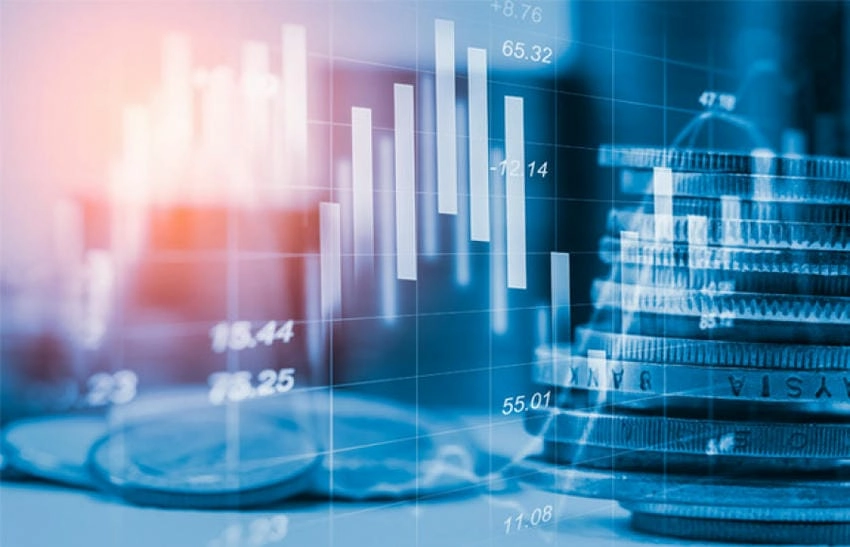 Background kinh tế cho thuyết trình chuyên nghiệp