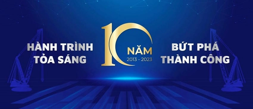 Background kỷ niệm thành lập công ty ppt trình chiếu chuyên nghiệp