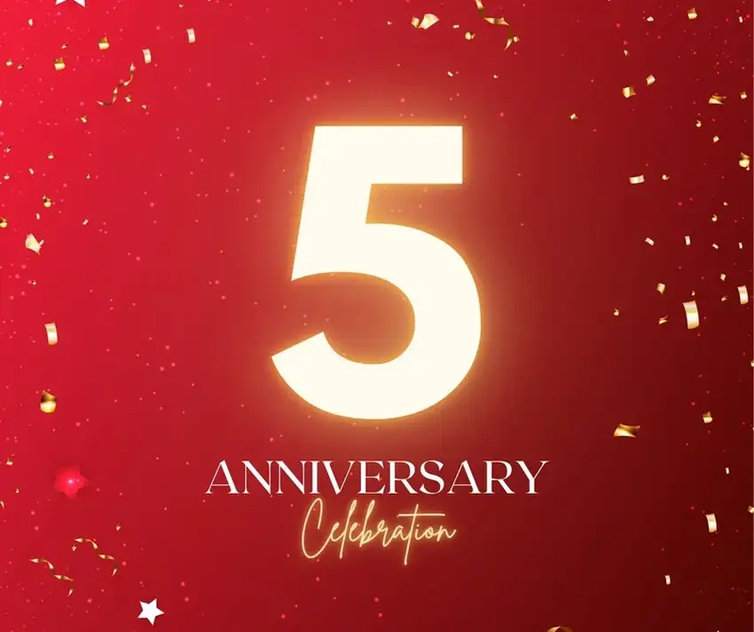 Background kỷ niệm thành lập công ty sự kiện đầy cảm hứng