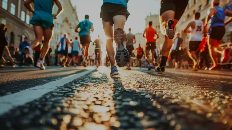 Tạo banner ấn tượng với background marathon banner