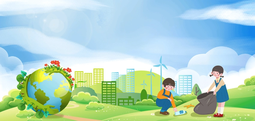 Background môi trường bảo vệ lan tỏa thông điệp xanh