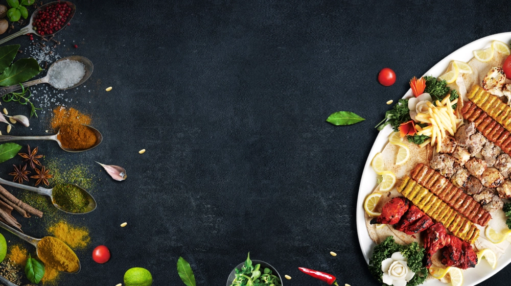 Background món ăn đơn giản nhưng đầy tinh tế