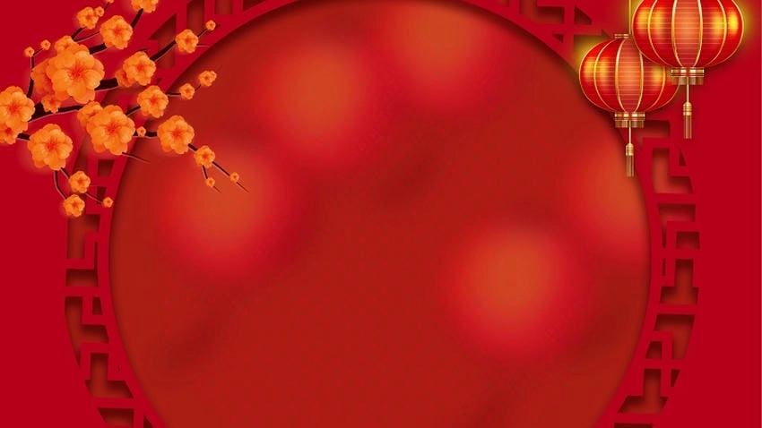 Background mùa xuân hiện đại tinh tế trẻ trung