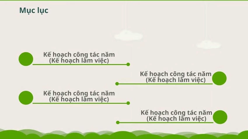 Background mục lục sáng tạo mở ra cách nhìn mới