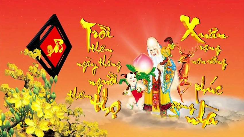 Background mừng thọ ý nghĩa mang niềm vui và may mắn