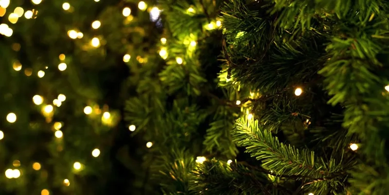 Tạo không gian mua sắm thu hút với background noel cho shop