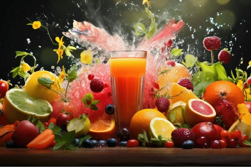 Background nước ép mẫu dùng nhanh cho nhiều ý tưởng