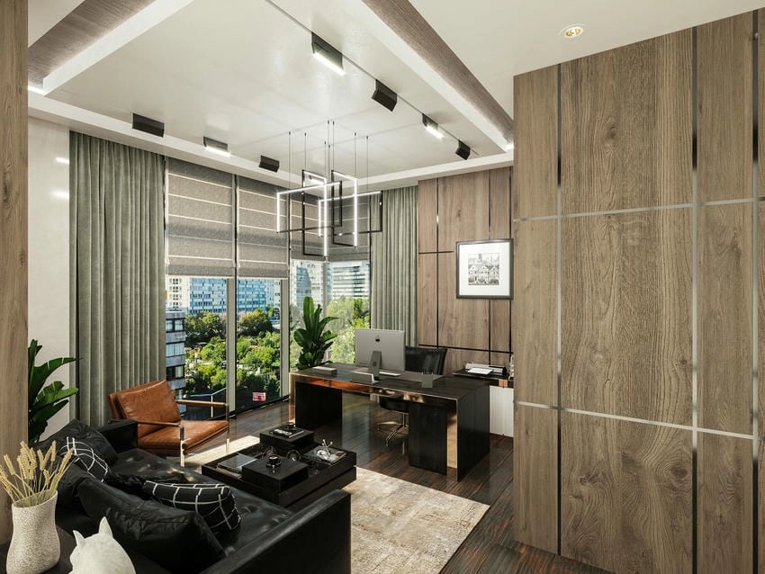 Background phòng giám đốc phông nền hoàn hảo cho video