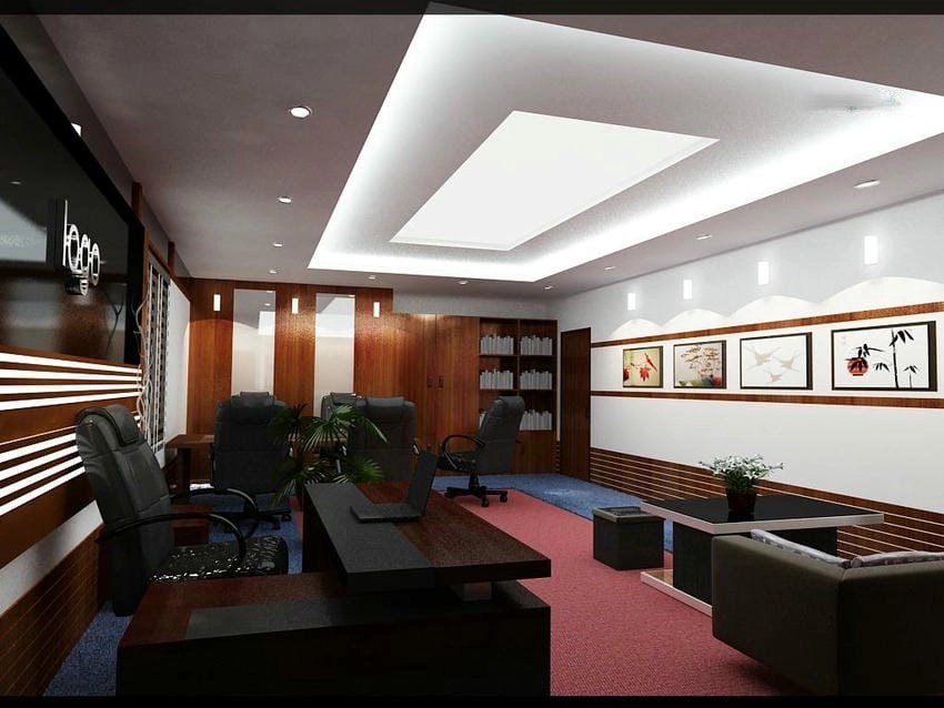 Background phòng giám đốc chất lượng cao sắc nét