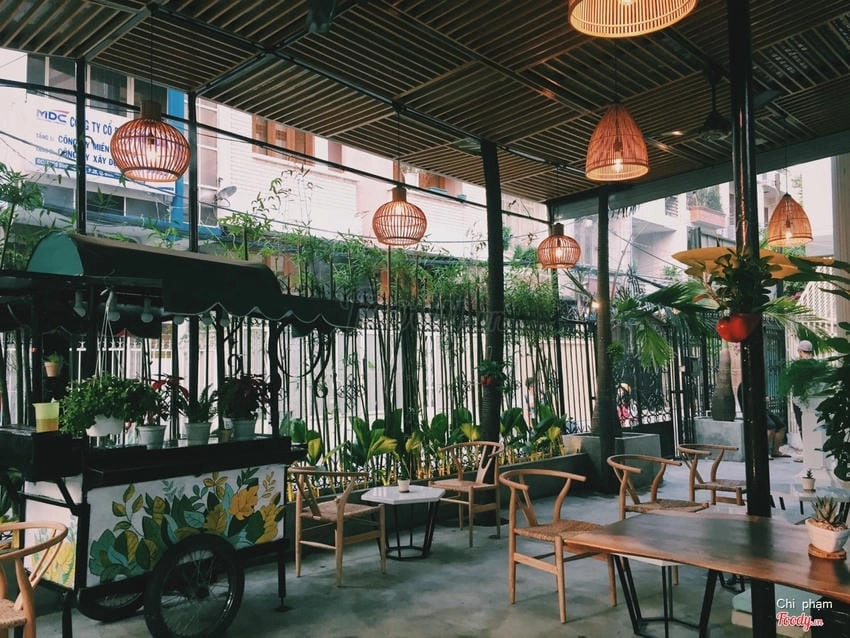 Background quán cafe phong cách độc đáo và cuốn hút
