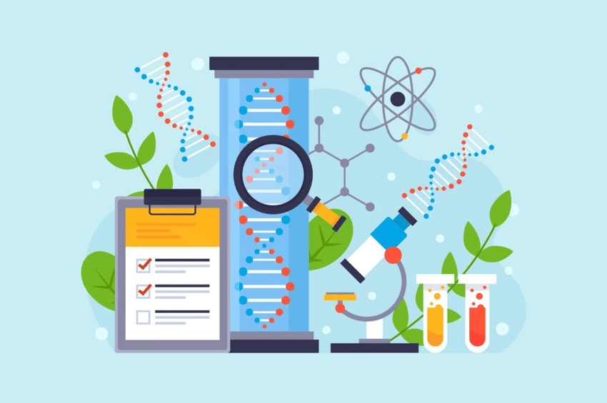 Background sinh học nghệ thuật giàu cảm hứng