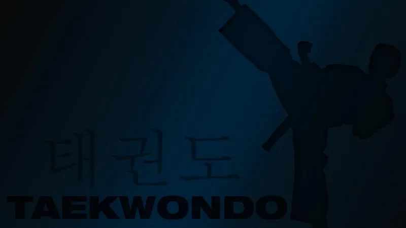 Download background taekwondo PSD dễ chỉnh sửa