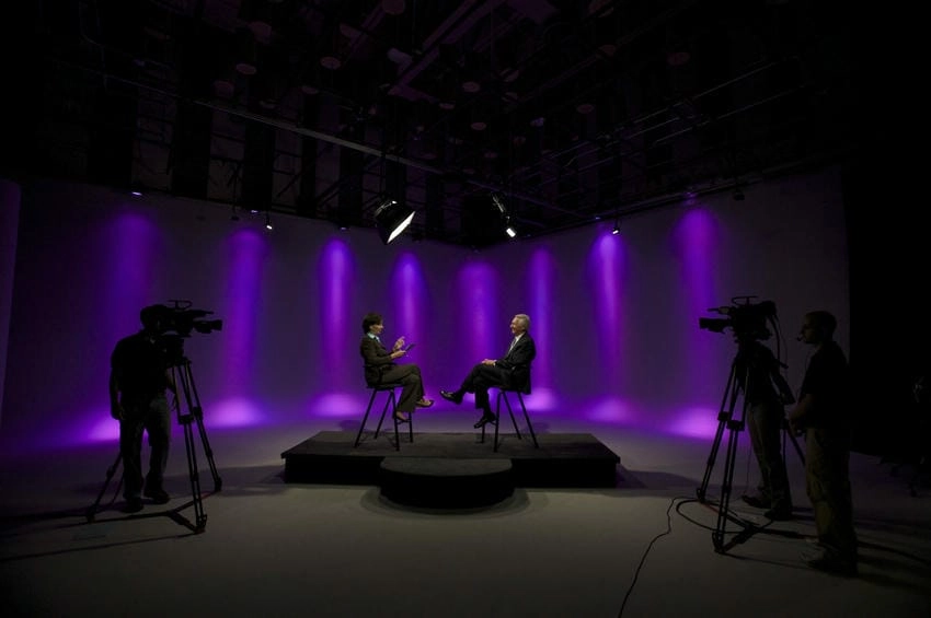 Background talkshow truyền hình chuyên nghiệp chuẩn đài