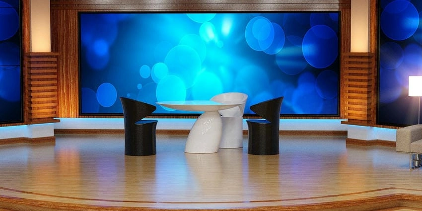 Background talkshow chất lượng cao chuẩn hình ảnh