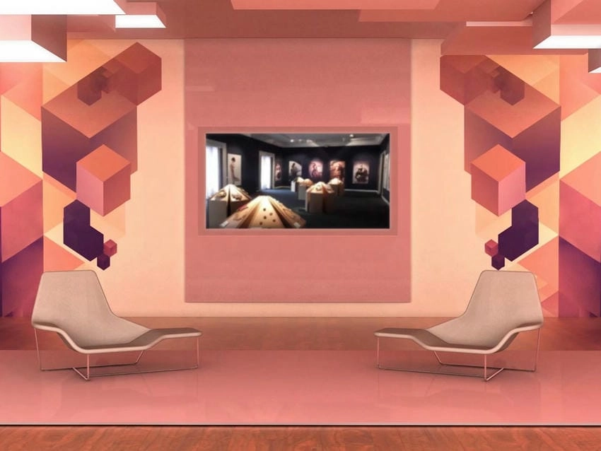 Background talkshow đơn giản mà vẫn tinh tế