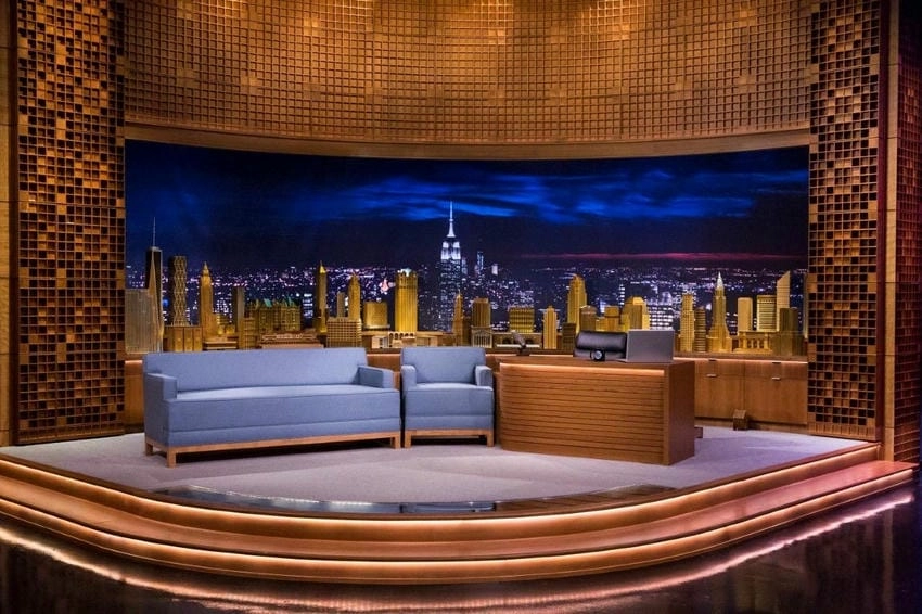 Background talkshow sang trọng thể hiện đẳng cấp