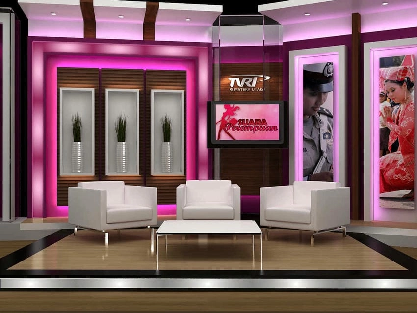 Background talkshow sáng tạo thể hiện cá tính riêng