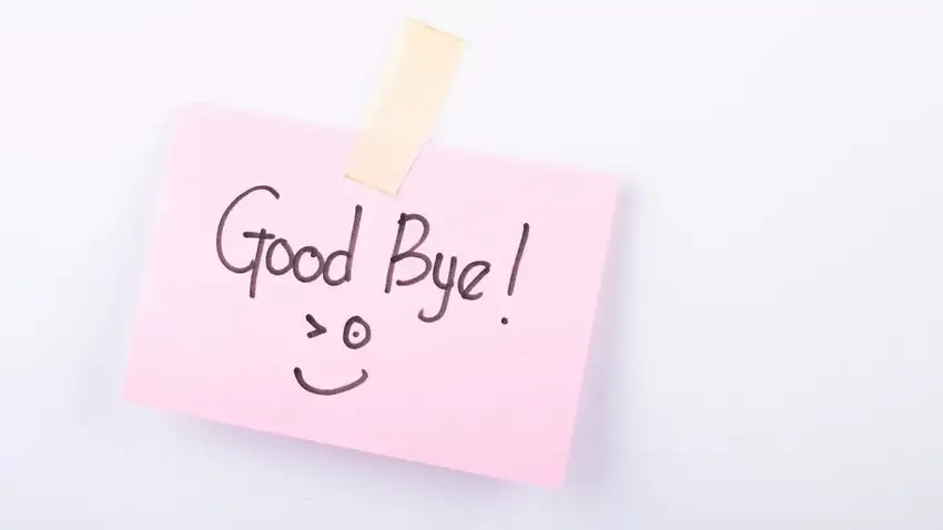 Background tạm biệt ấn tượng khiến khoảnh khắc thêm trọn vẹn